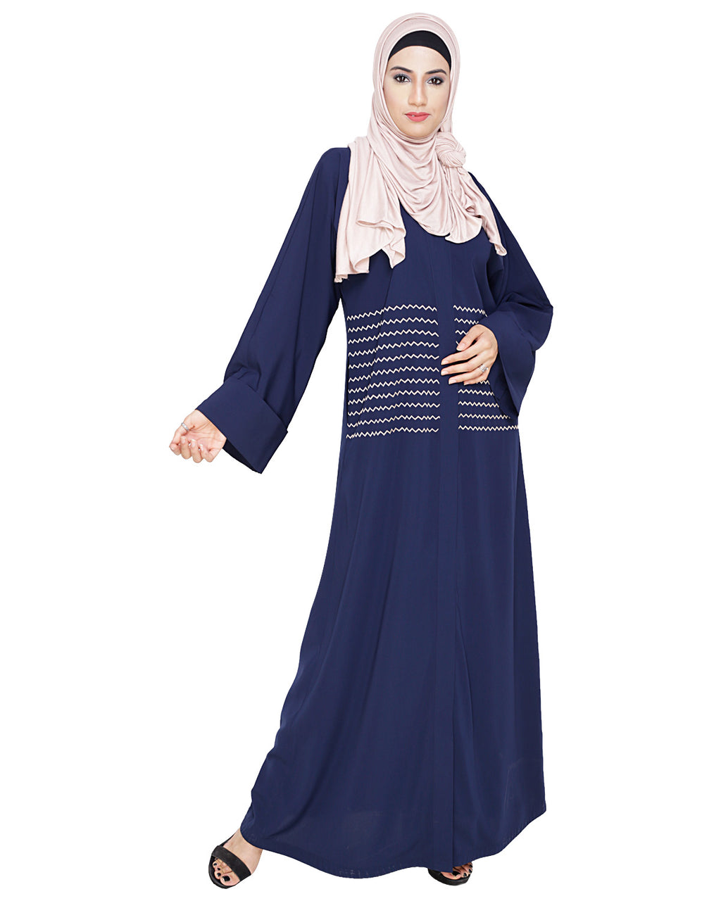Jazzy Embroidered Dubai Style Abaya