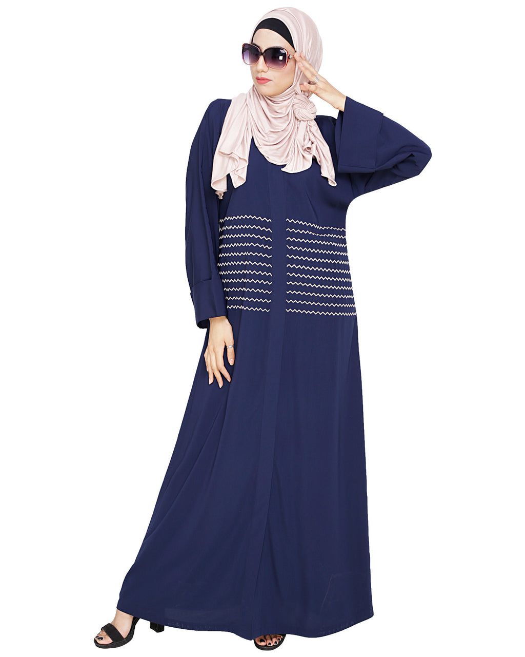 Jazzy Embroidered Dubai Style Abaya