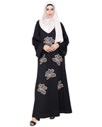 Daisy Dubai style Abaya Black