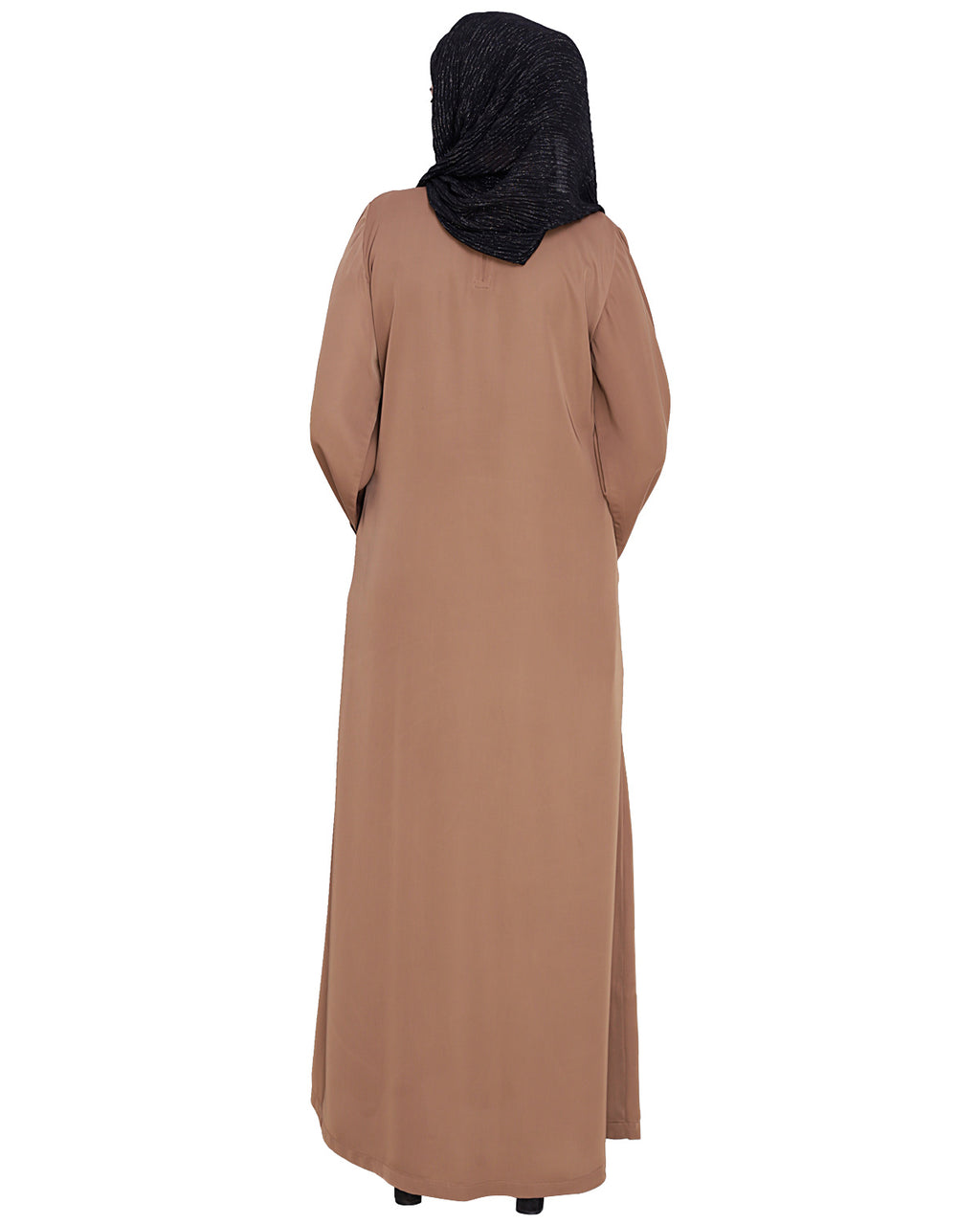 Daisy Dubai style Abaya Dark Beige