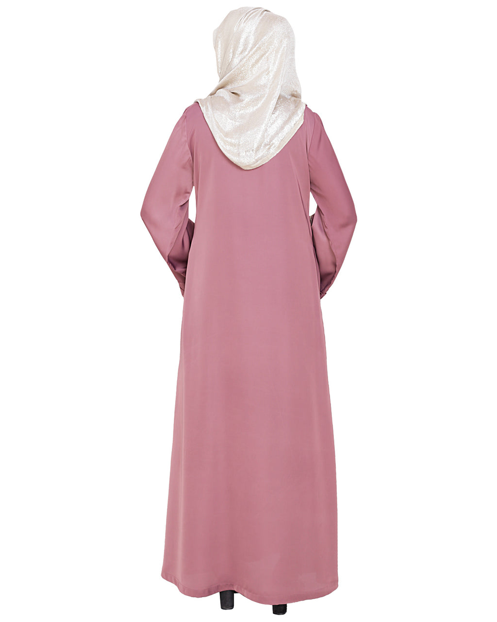 Daisy Dubai style Abaya Onion Pink