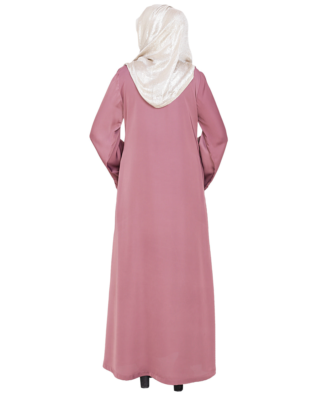 Daisy Dubai style Abaya Onion Pink