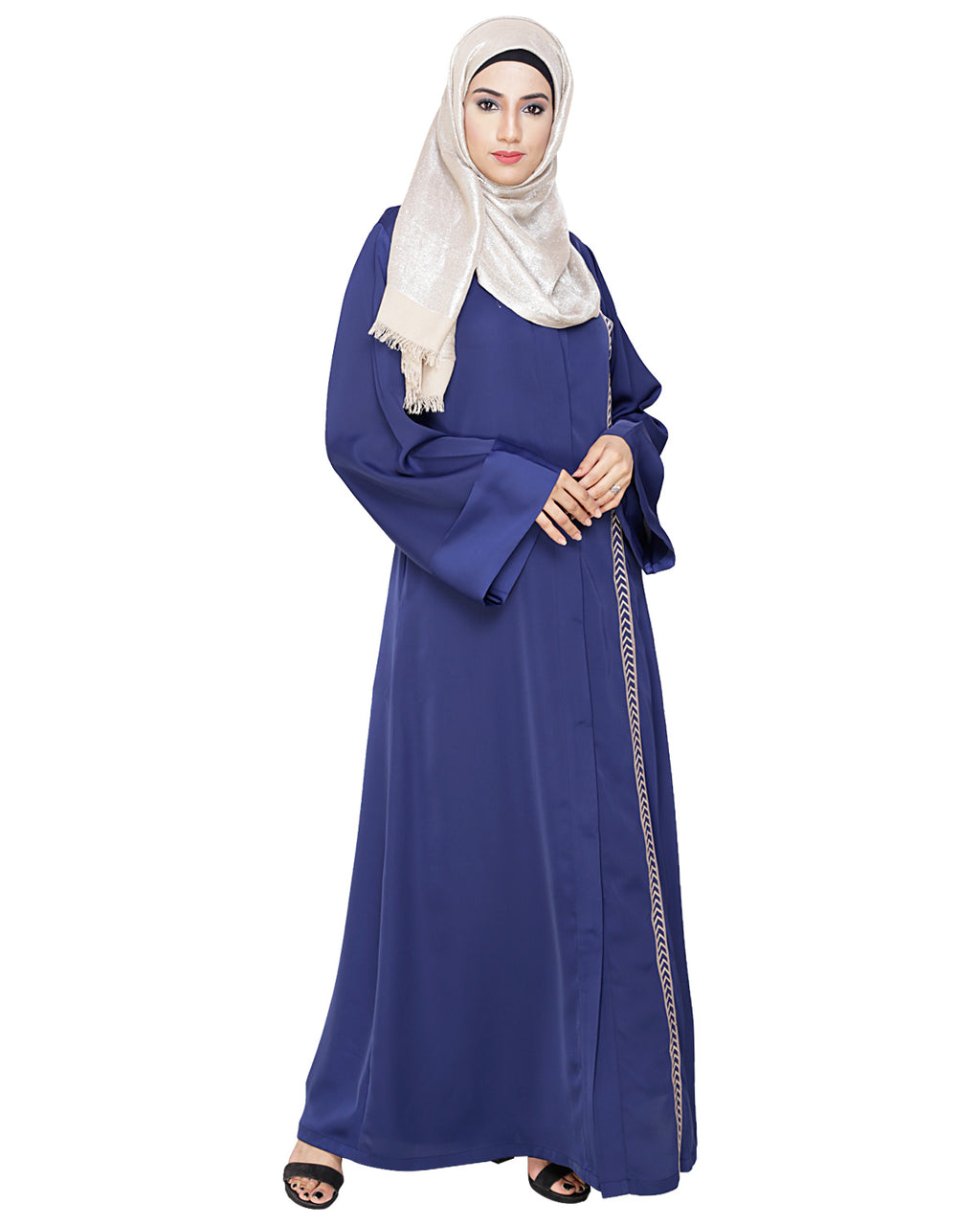 Lofty Dubai Style Abaya Blue