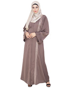 Lofty Dubai Style Abaya Oak Brown