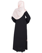 Glinty Dubai Style Abaya Black