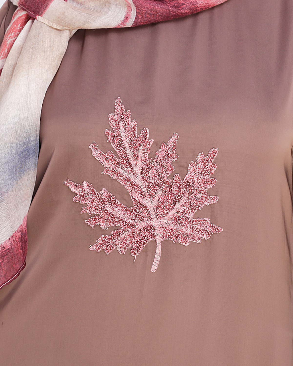 Wispy Dubai Style Abaya Coffee Brown