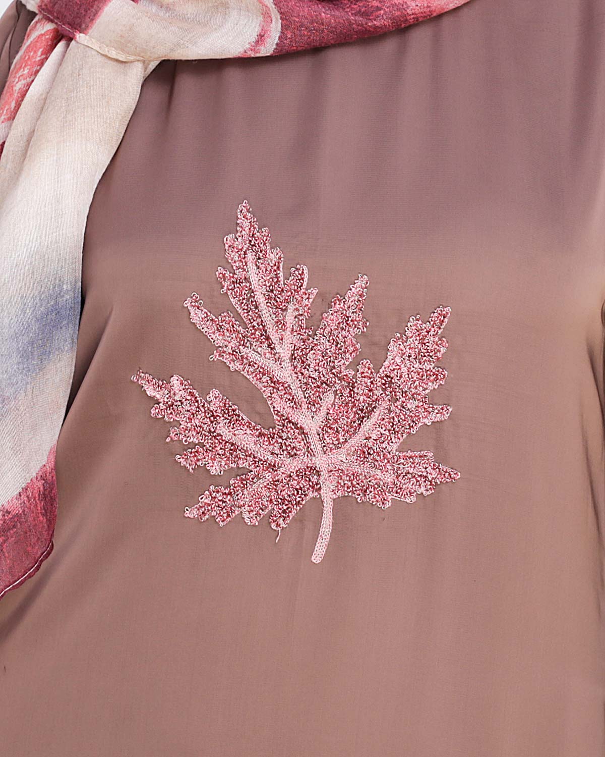 Wispy Dubai Style Abaya Coffee Brown