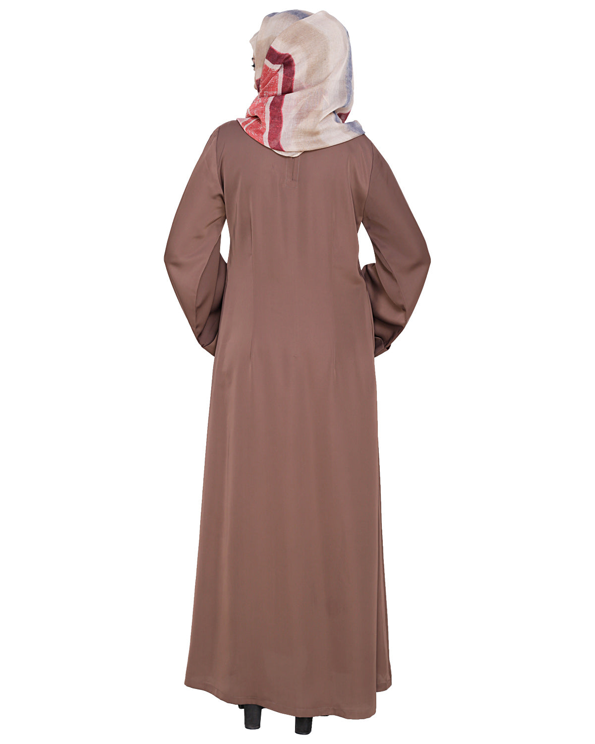 Wispy Dubai Style Abaya Coffee Brown
