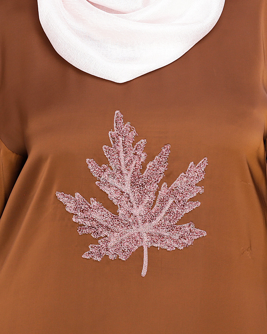 Wispy Dubai Style Abaya Tawny Brown