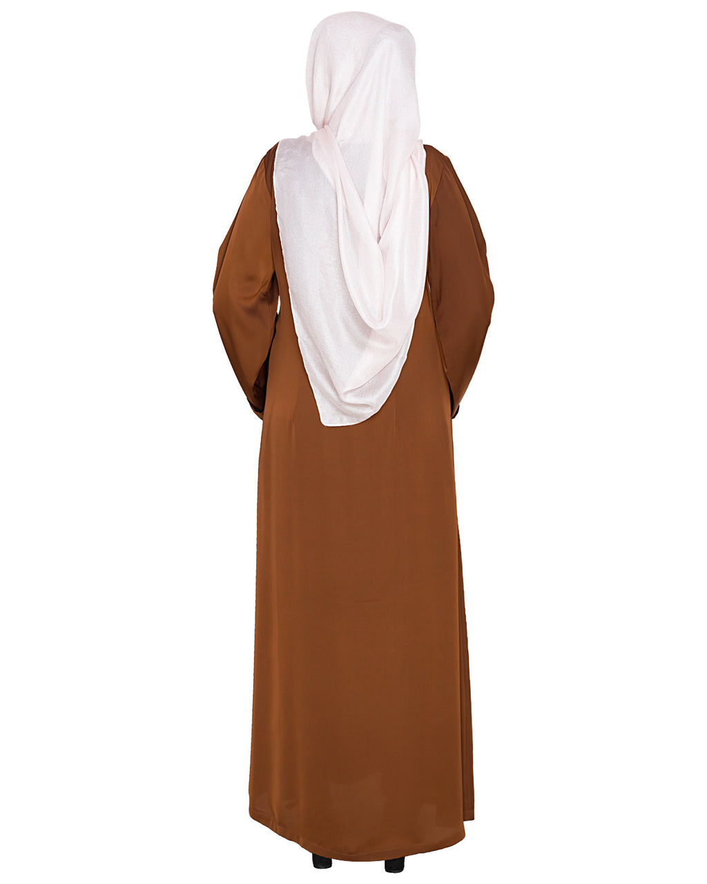 Wispy Dubai Style Abaya Tawny Brown