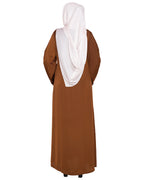 Wispy Dubai Style Abaya Tawny Brown