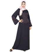 Regal Dubai Style Abaya Dark Grey