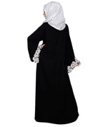 Dreamy Pearl Dubai Style Abaya Black