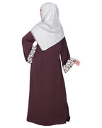 Dreamy Pearl Dubai Style Abaya Purple