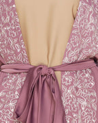 Luxury Dubai Style abaya Onion Pink