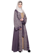 Luxury Dubai Style abaya Purple