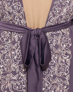 Luxury Dubai Style abaya Purple