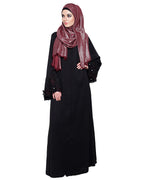 Majestic Dubai style Abaya Black