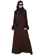 Majestic Dubai style Abaya Brown