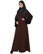 Majestic Dubai style Abaya Brown