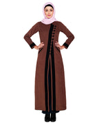 Brwon Velvet Corduroy Coat Brown