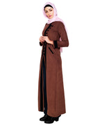 Brwon Velvet Corduroy Coat Brown