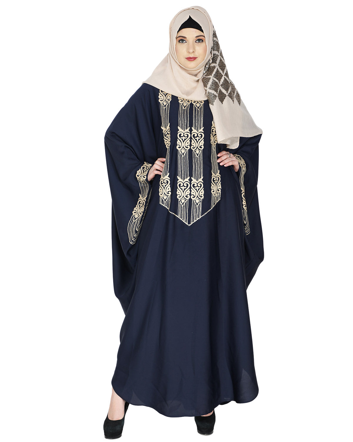 Majestic Brown Formal Kaftan Purple