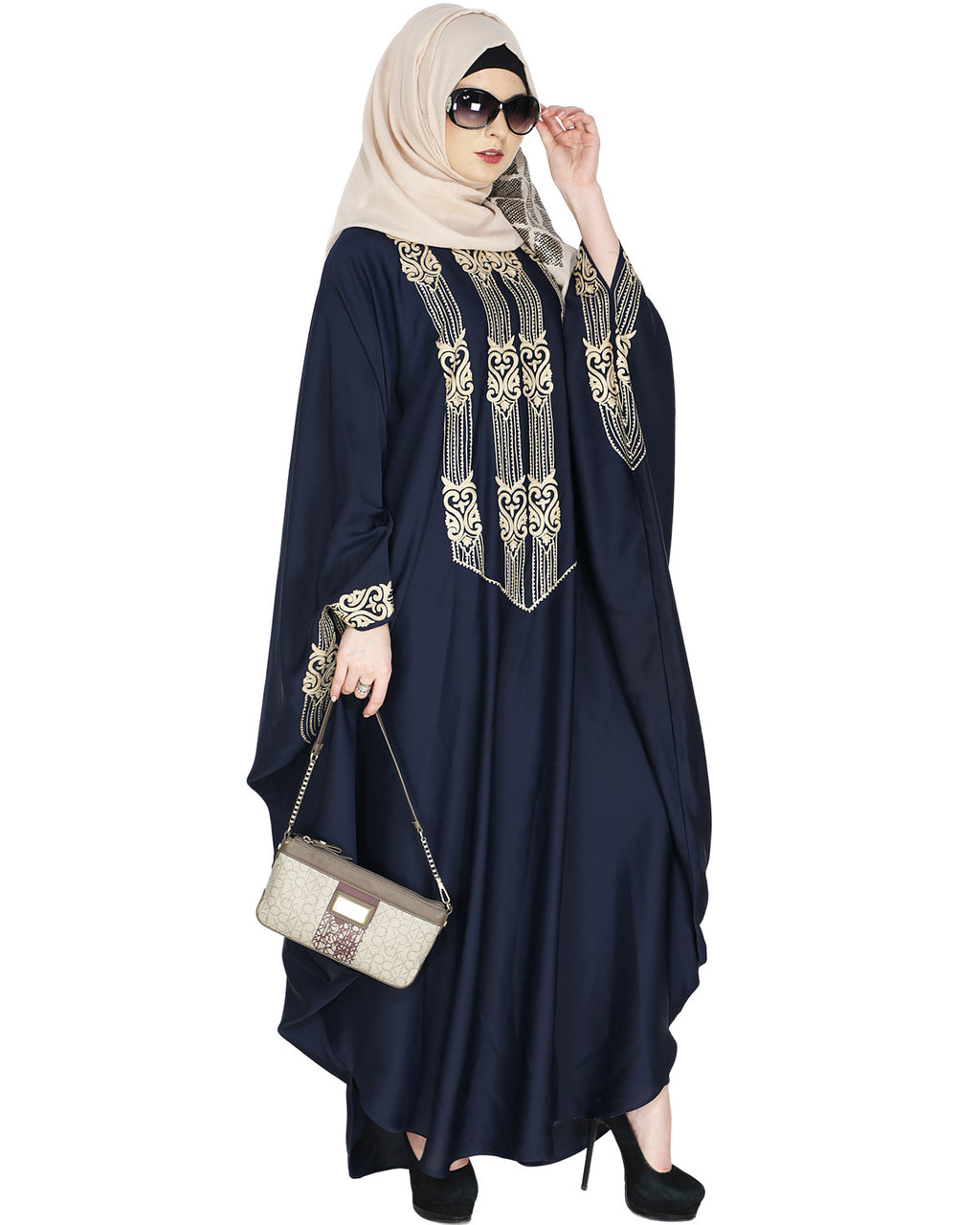 Majestic Brown Formal Kaftan Purple