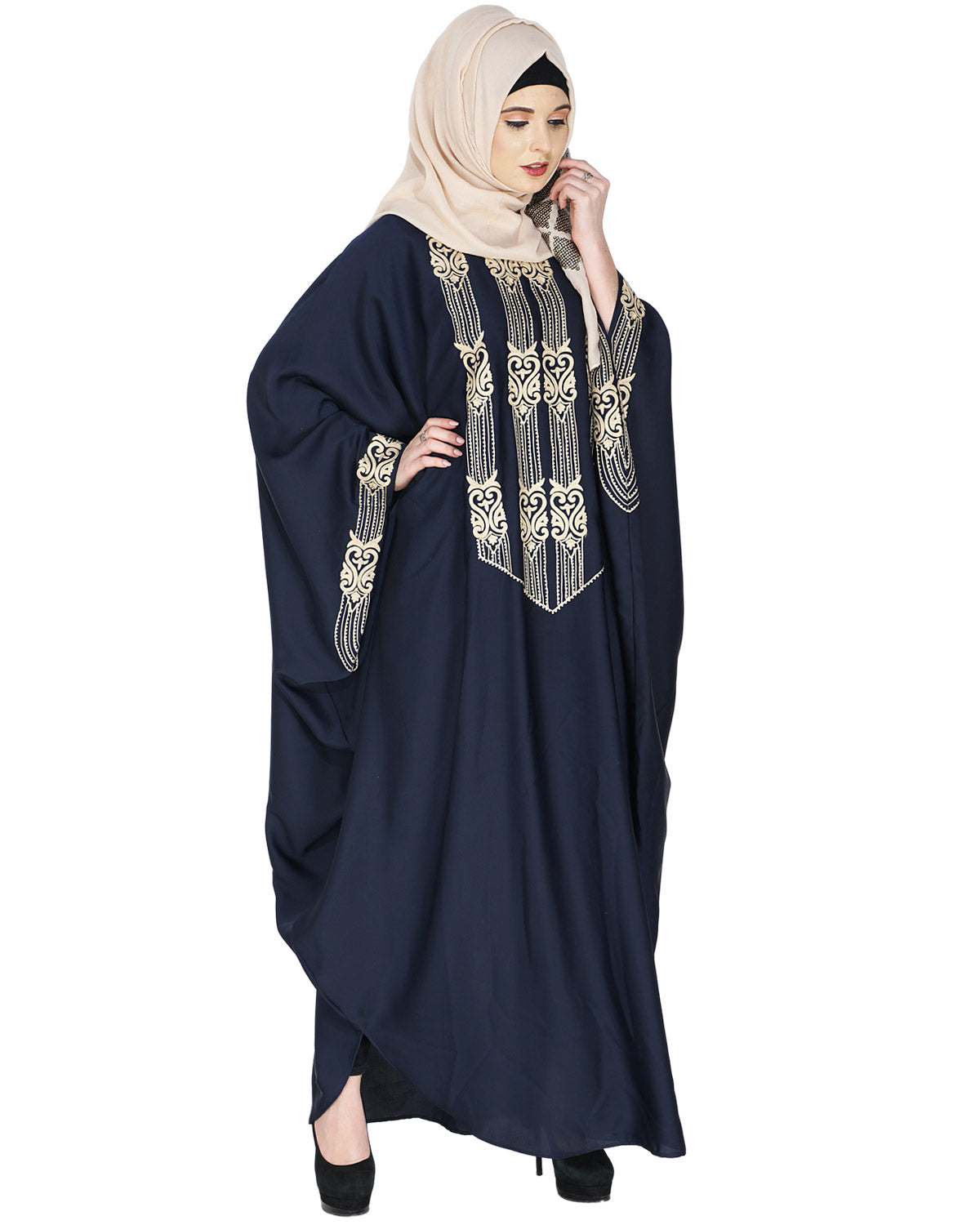 Majestic Brown Formal Kaftan Purple