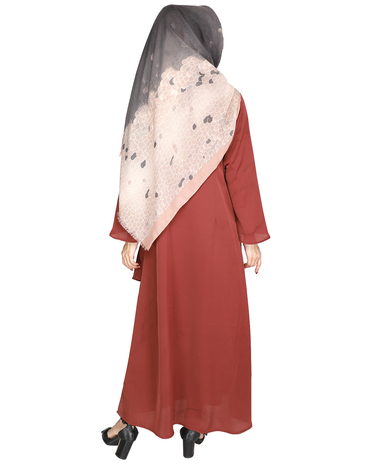 Newfangled Abaya Brick Red