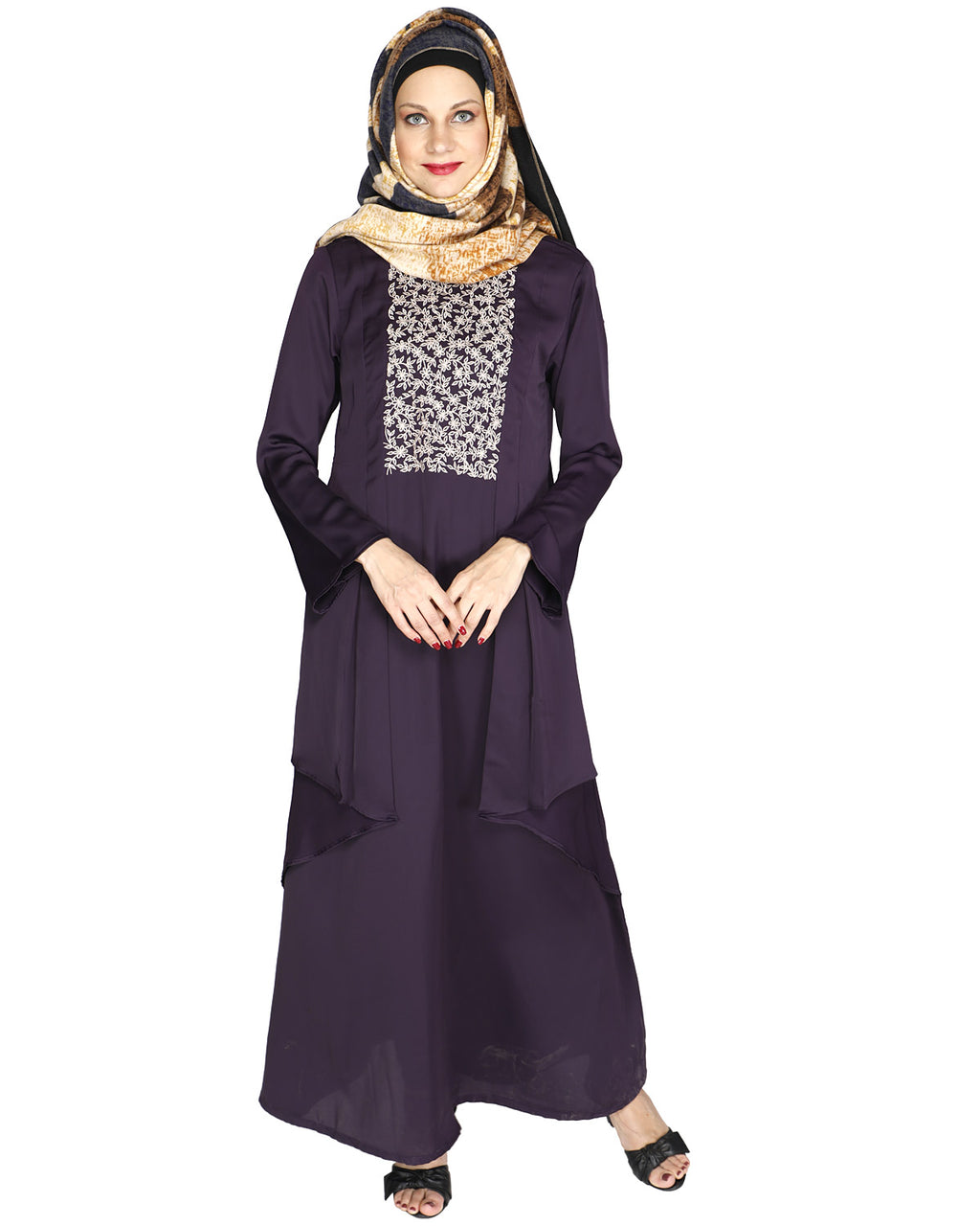 Newfangled Abaya Purple