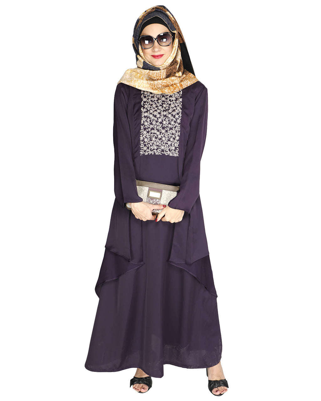 Newfangled Abaya Purple
