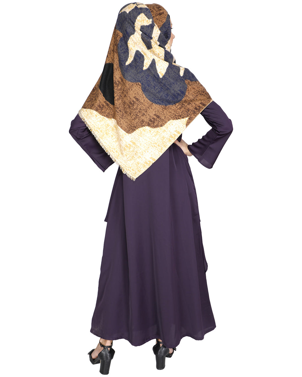 Newfangled Abaya Purple