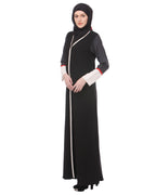 Casual Black Everyday-wear Abaya Black