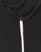 Casual Black Everyday-wear Abaya Black