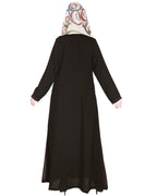 Layered Maxi Dress Abaya Purple