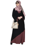 Casual Highlighted Abaya Purple