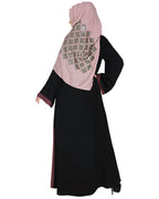 Casual Highlighted Abaya Purple