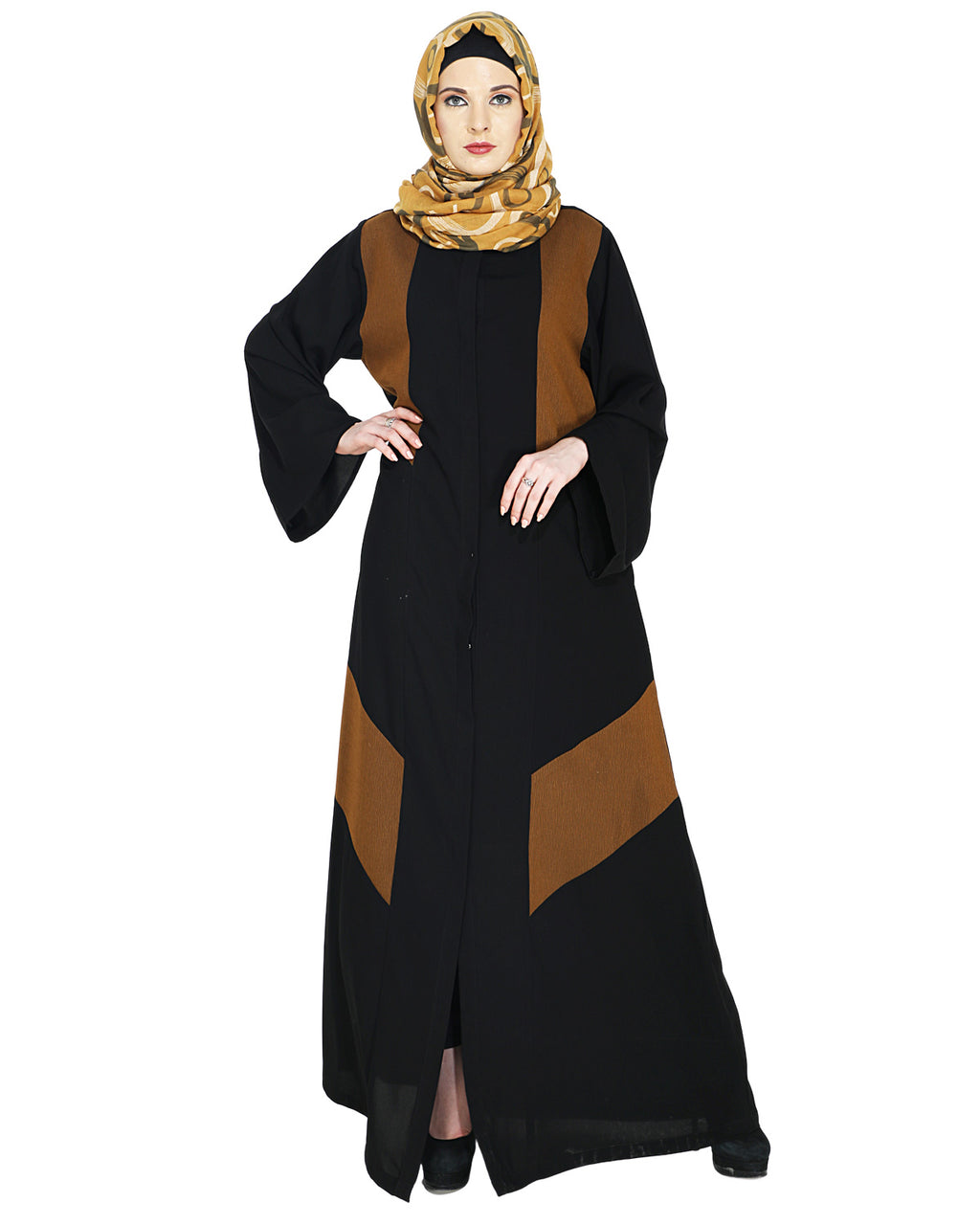Modest Abaya Stylish Mustard