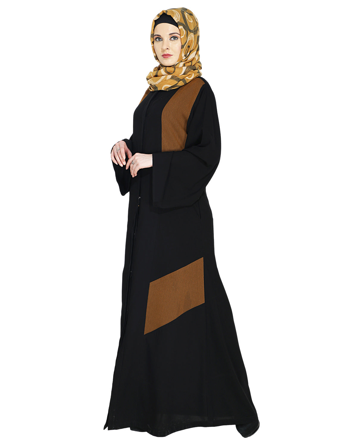 Modest Abaya Stylish Mustard