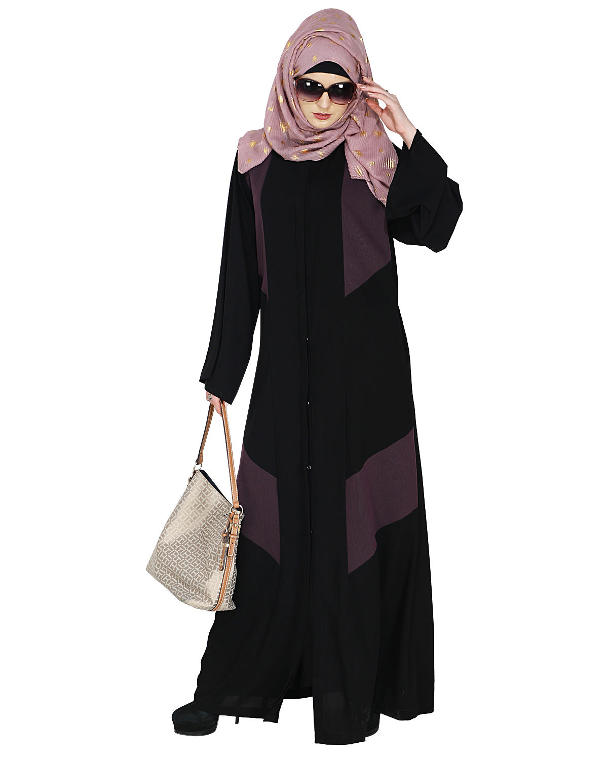 Modest Abaya Stylish Purple