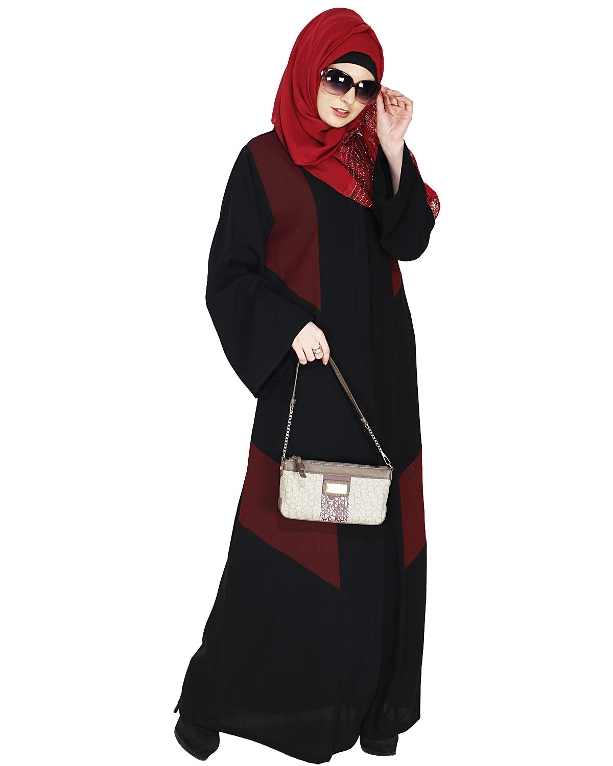 Modest Abaya Stylish Umber Brown