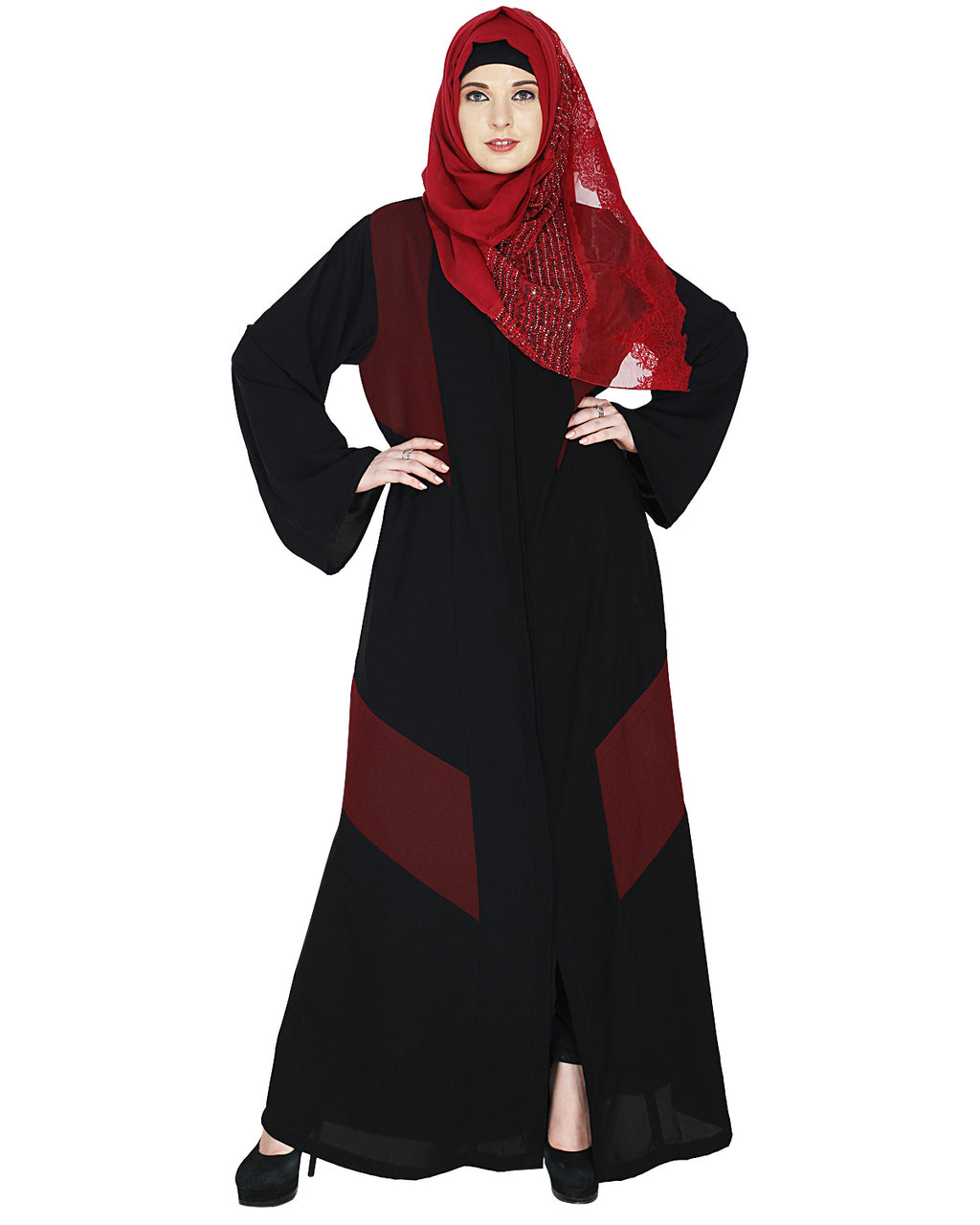 Modest Abaya Stylish Umber Brown