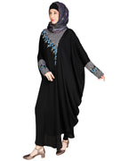 Luxury Grey Kaftan Wine