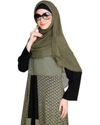 Lace Jacket Abaya Dead Mint