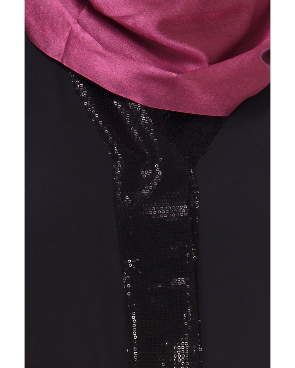 Falsa sequined Formal Abaya Black S