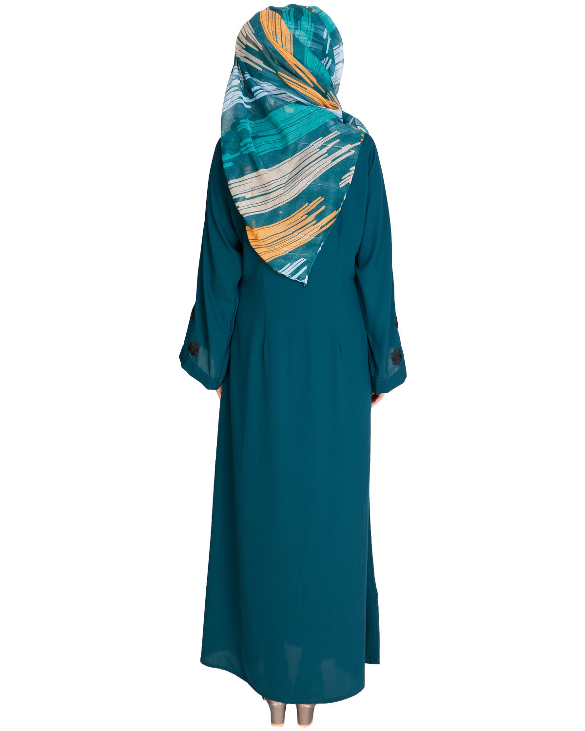 Flowless Abaya Bottle Green