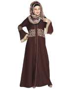 Jingle Bell Abaya Maroon
