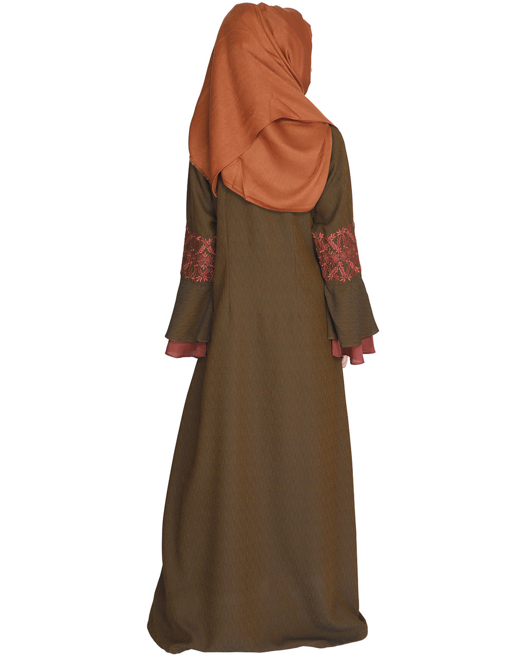 Jingle Bell Abaya Brown