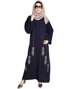 Classic Dubai Style Abaya Blue